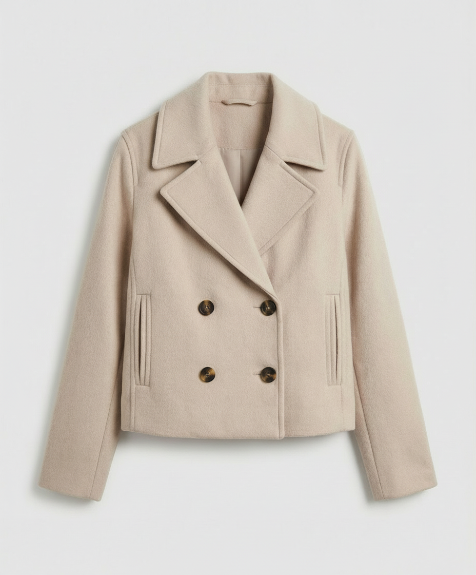 HARPER | Short jacket with double-breasted front