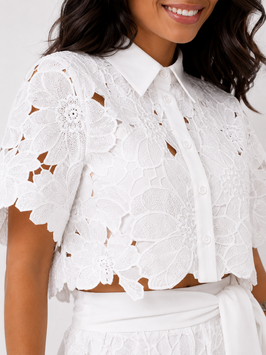 DIVINA | Set with wide-leg trousers