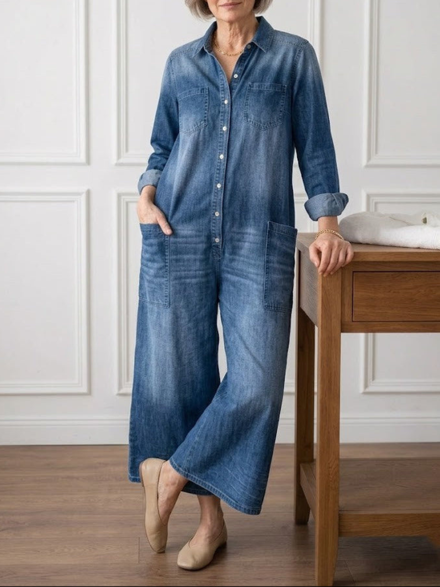 JUNE | Jumpsuit with button closure