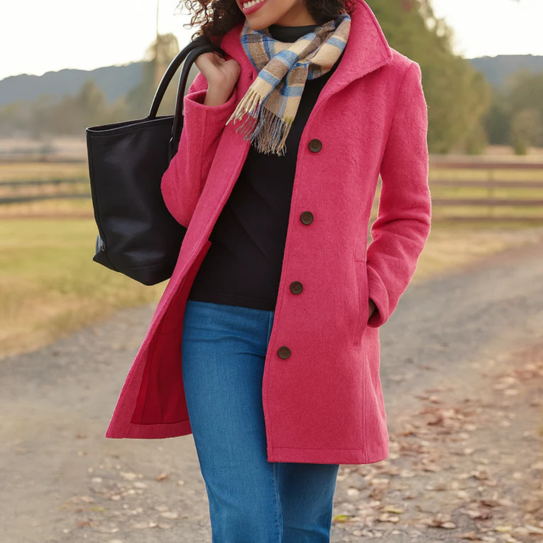 ADRIANA | Coat with wrap silhouette