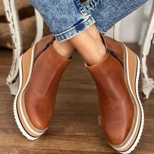 KAMALA | Ankle boots with wedge sole