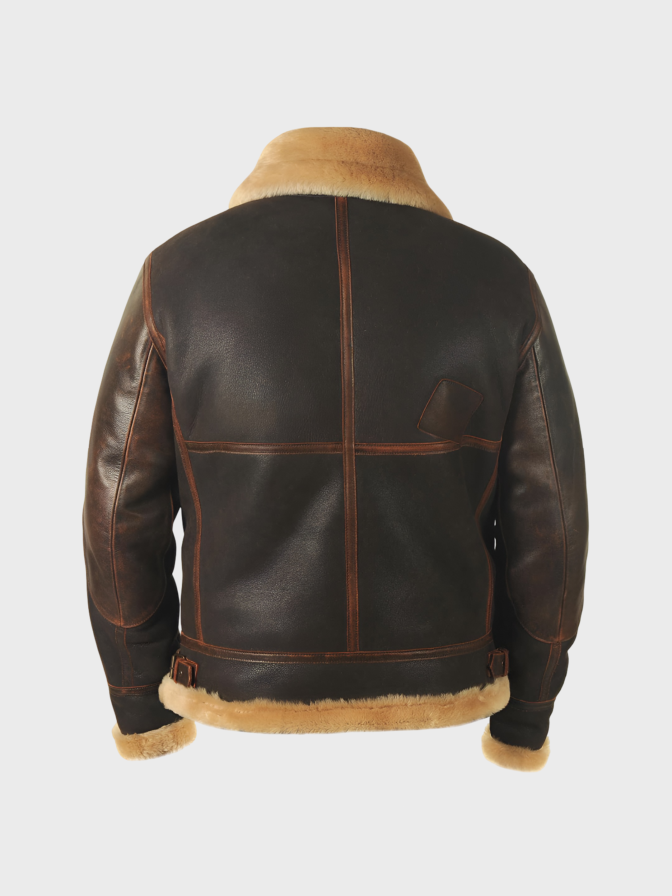 MAVERICK | Aviator jacket with sherpa lining