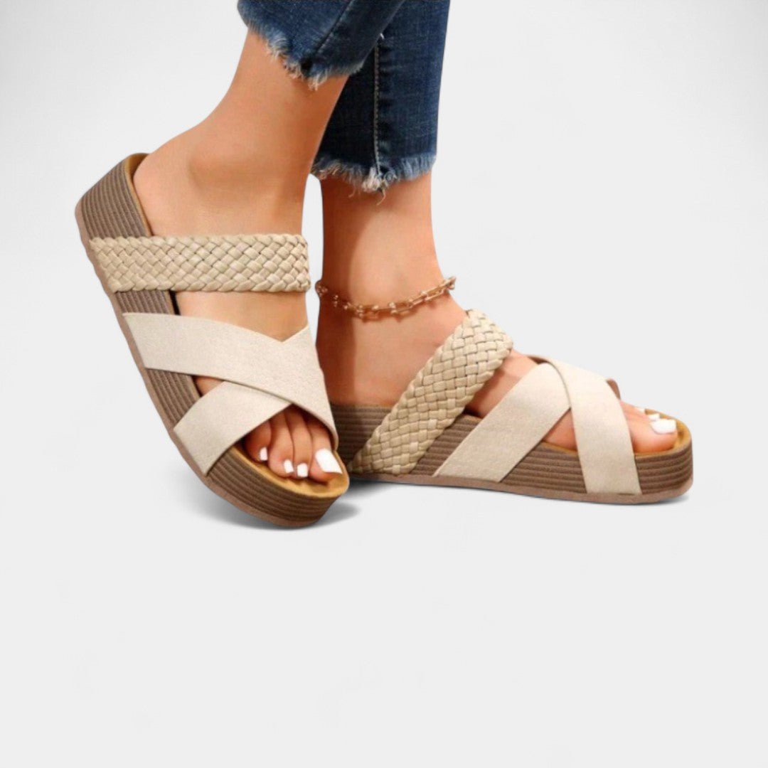 CRISTINA | Sandale slip-on cu toc jos - Liora București