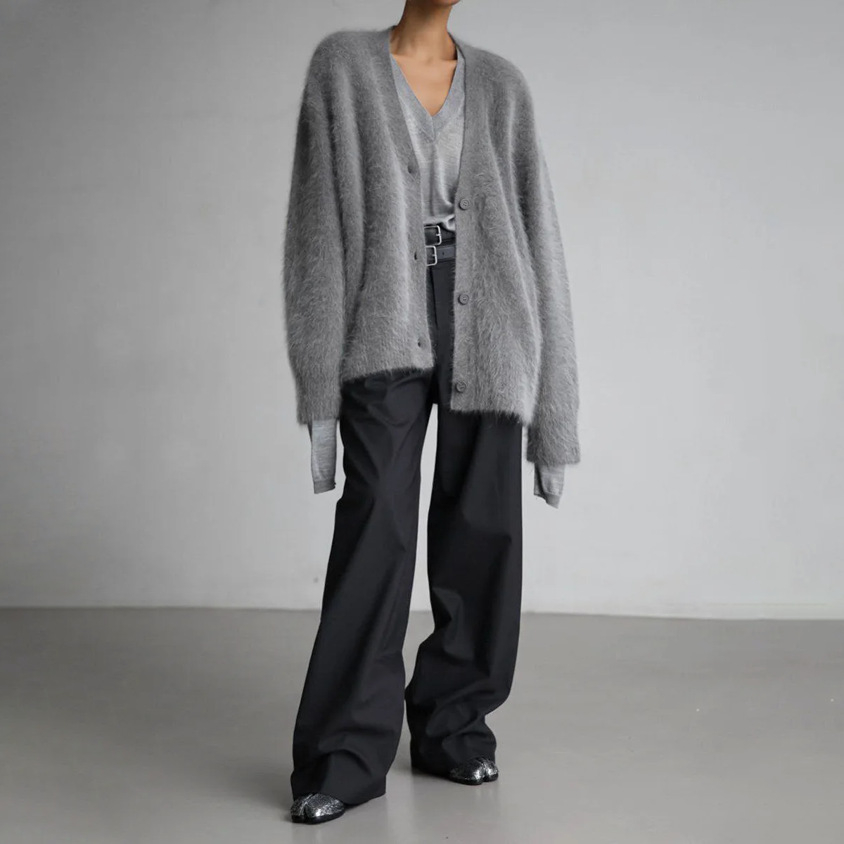 FLORENCE | Knitted cardigan with oversized fit