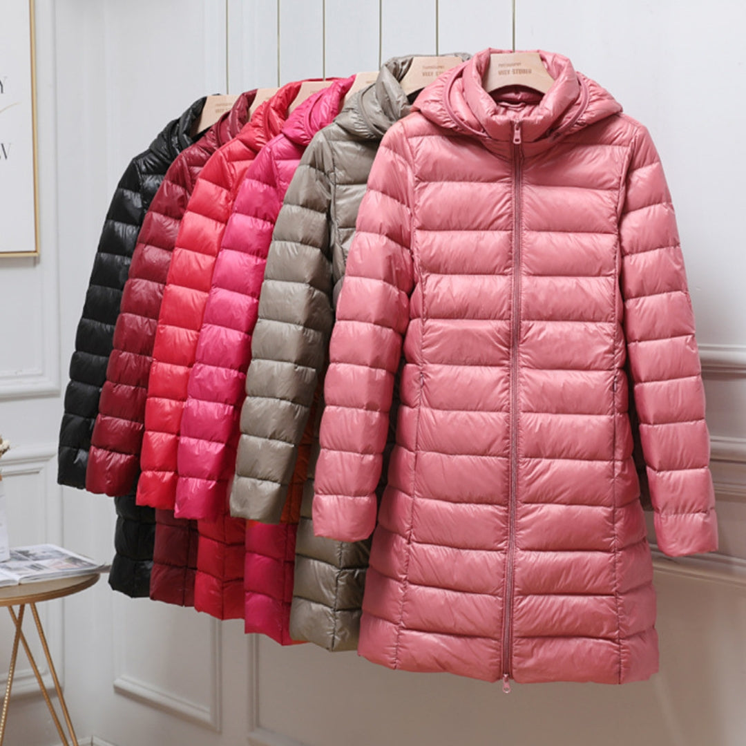 QUINN | Ultralight down jacket with quilted finish