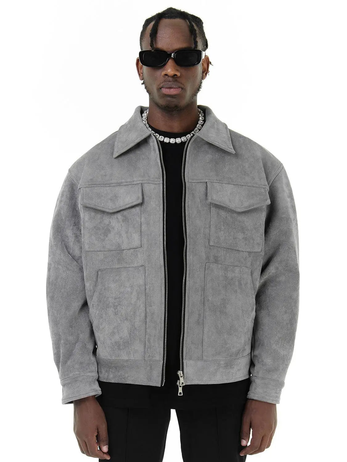 ELSIE | Oversized jacket in suede