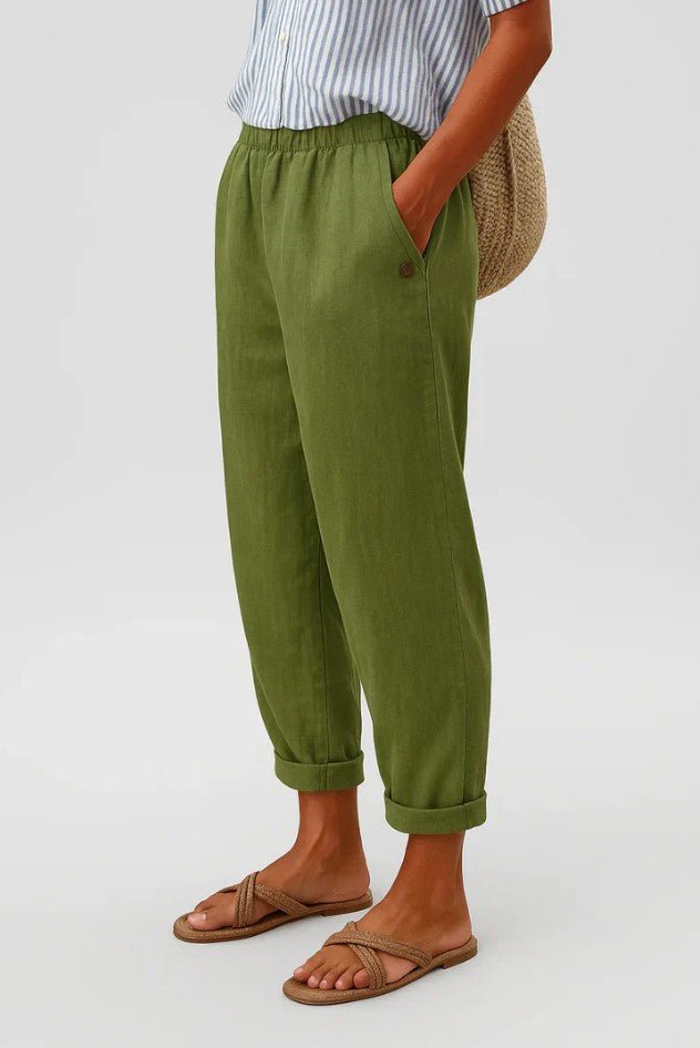 ROMINA | Trousers with elastic waistband - Liora Melbourne