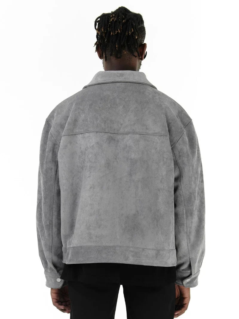 ELSIE | Oversized jacket in suede