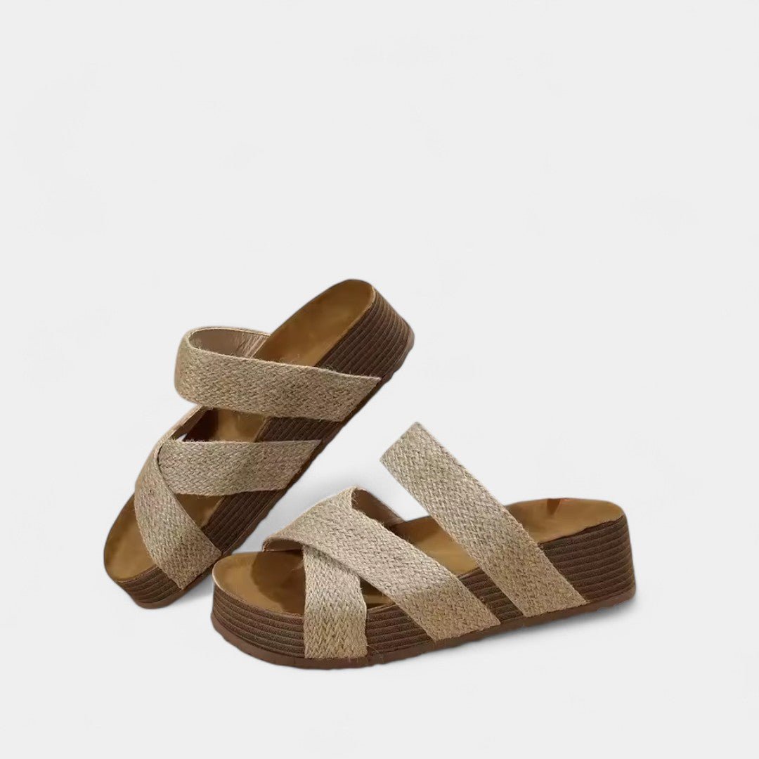 CRISTINA | Sandale slip-on cu toc jos - Liora București