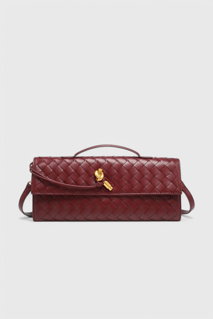 MELANIE | Geantă clutch cu nod auriu - Liora București