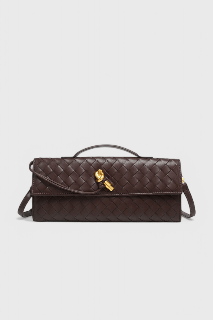 MELANIE | Geantă clutch cu nod auriu - Liora București