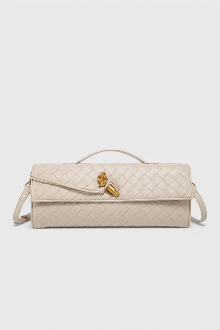 MELANIE | Geantă clutch cu nod auriu - Liora București
