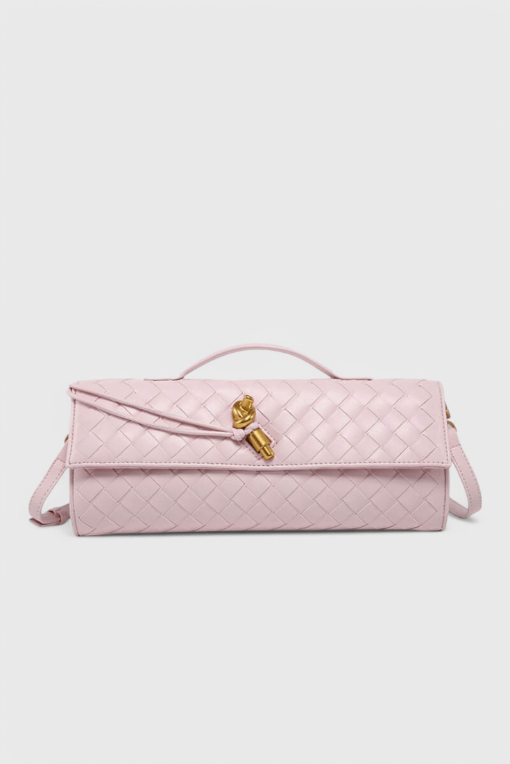 MELANIE | Geantă clutch cu nod auriu - Liora București