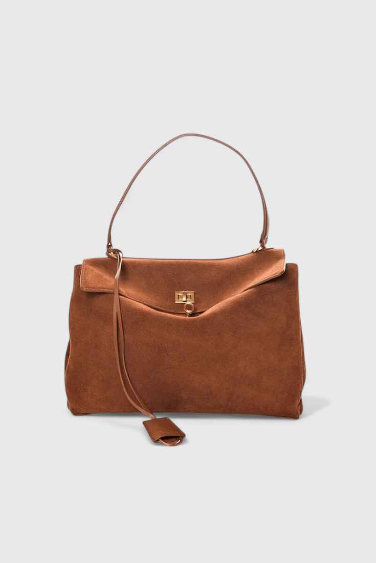 CRISTINA | Geantă de umăr din suede - Liora București