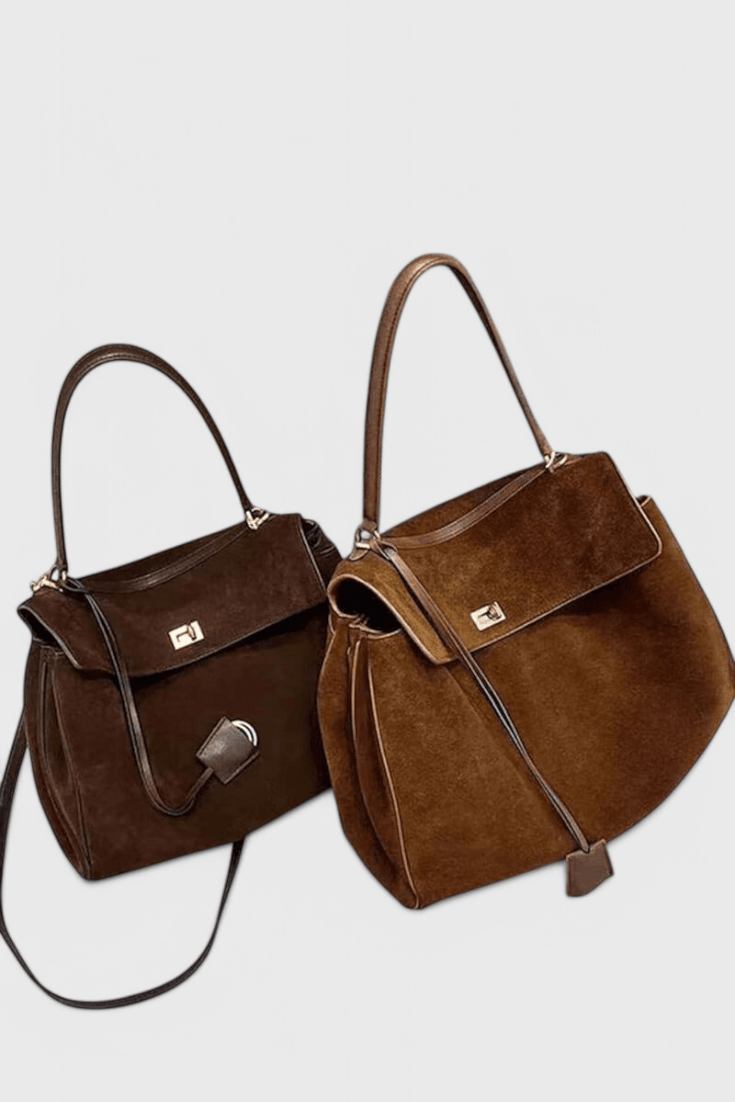 CRISTINA | Geantă de umăr din suede - Liora București