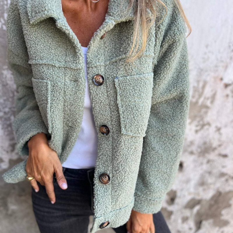 LUNA | Teddy jacket with pockets