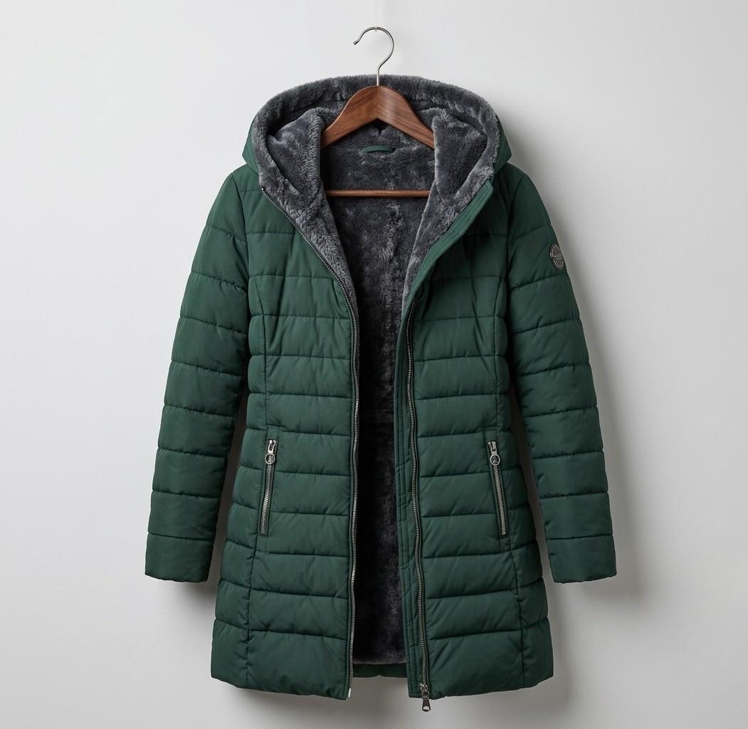 OLIVIA | Winter coat with quilted shell