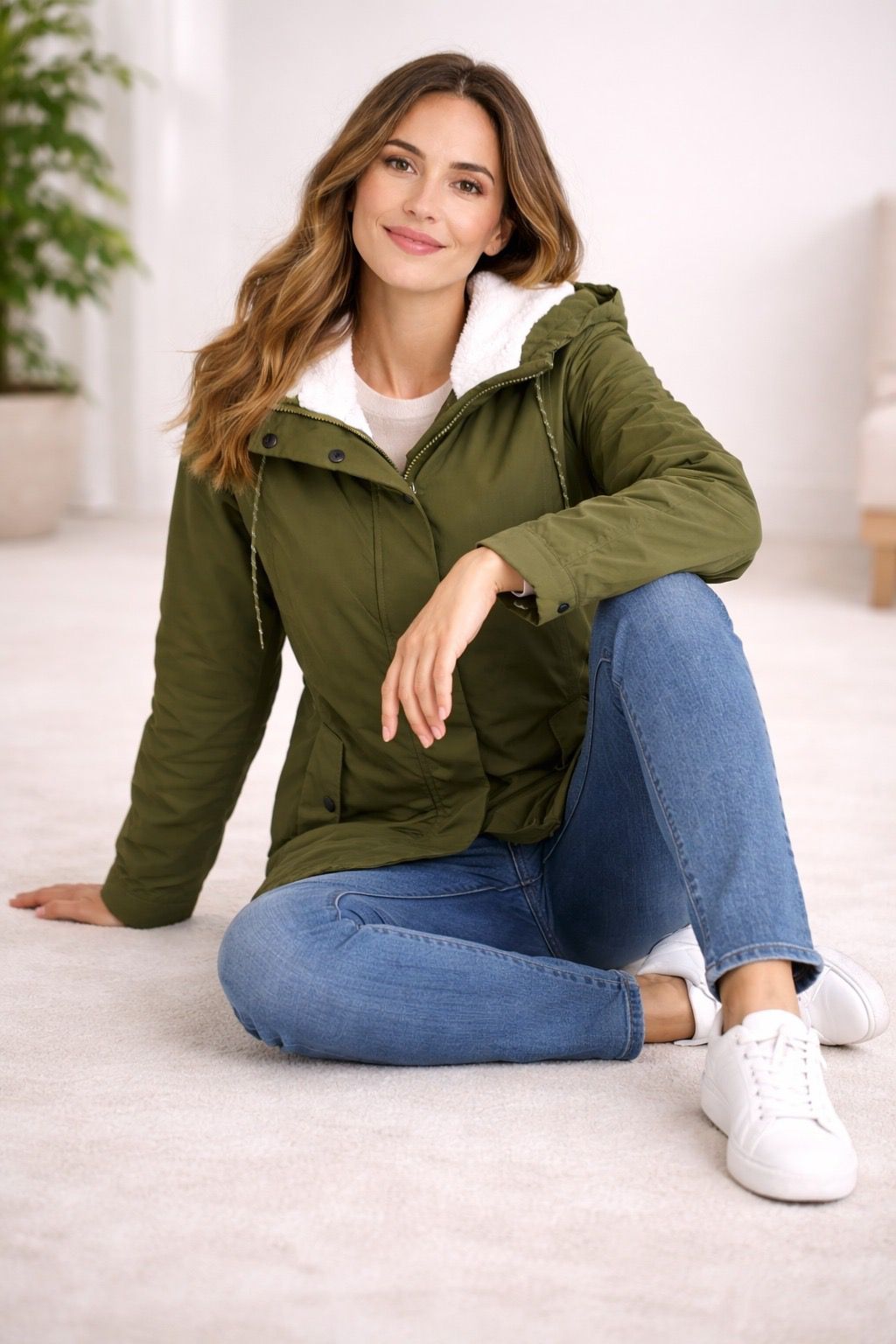 SIENNA | Long winter coat with hood