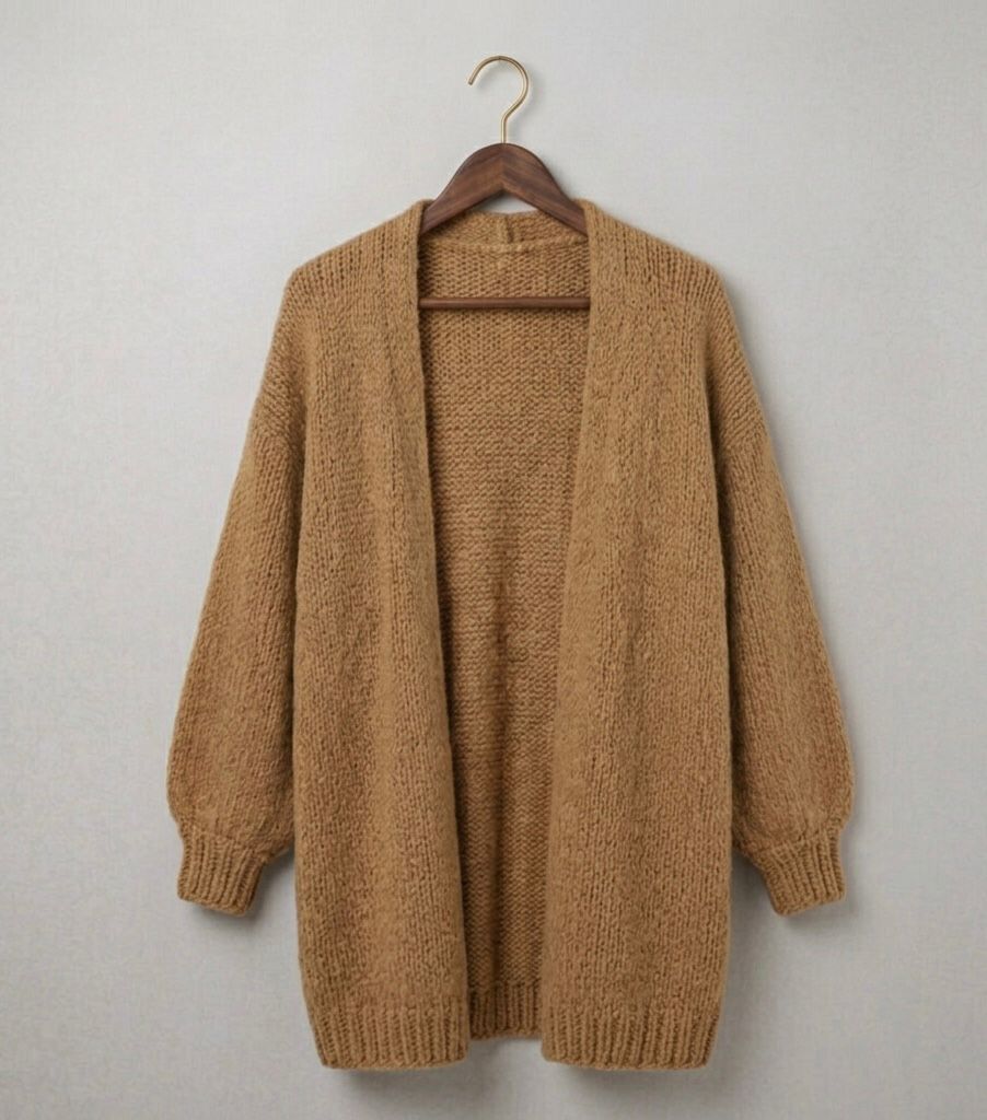 SUMMER | Oversized cardigan with dropped shoulders