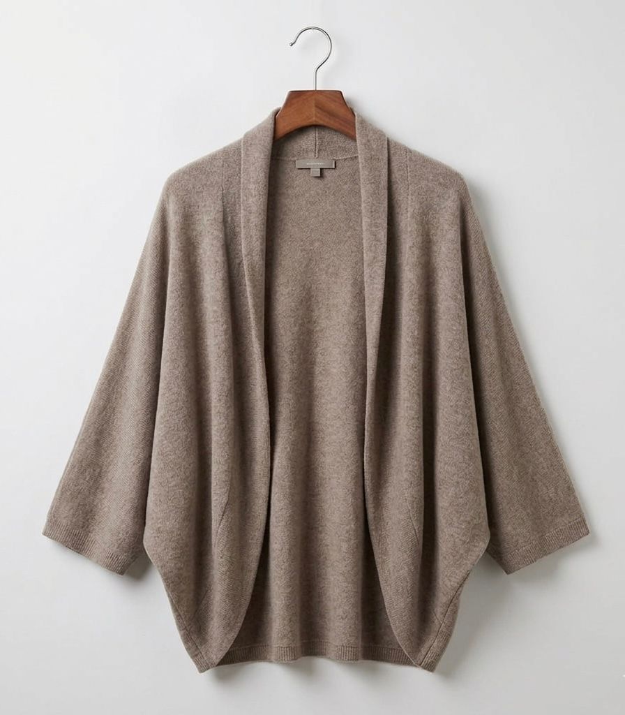 LARA | Merino wool shawl with oversized drape
