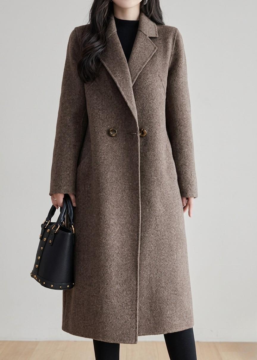 HARPER | Overcoat with notched lapels