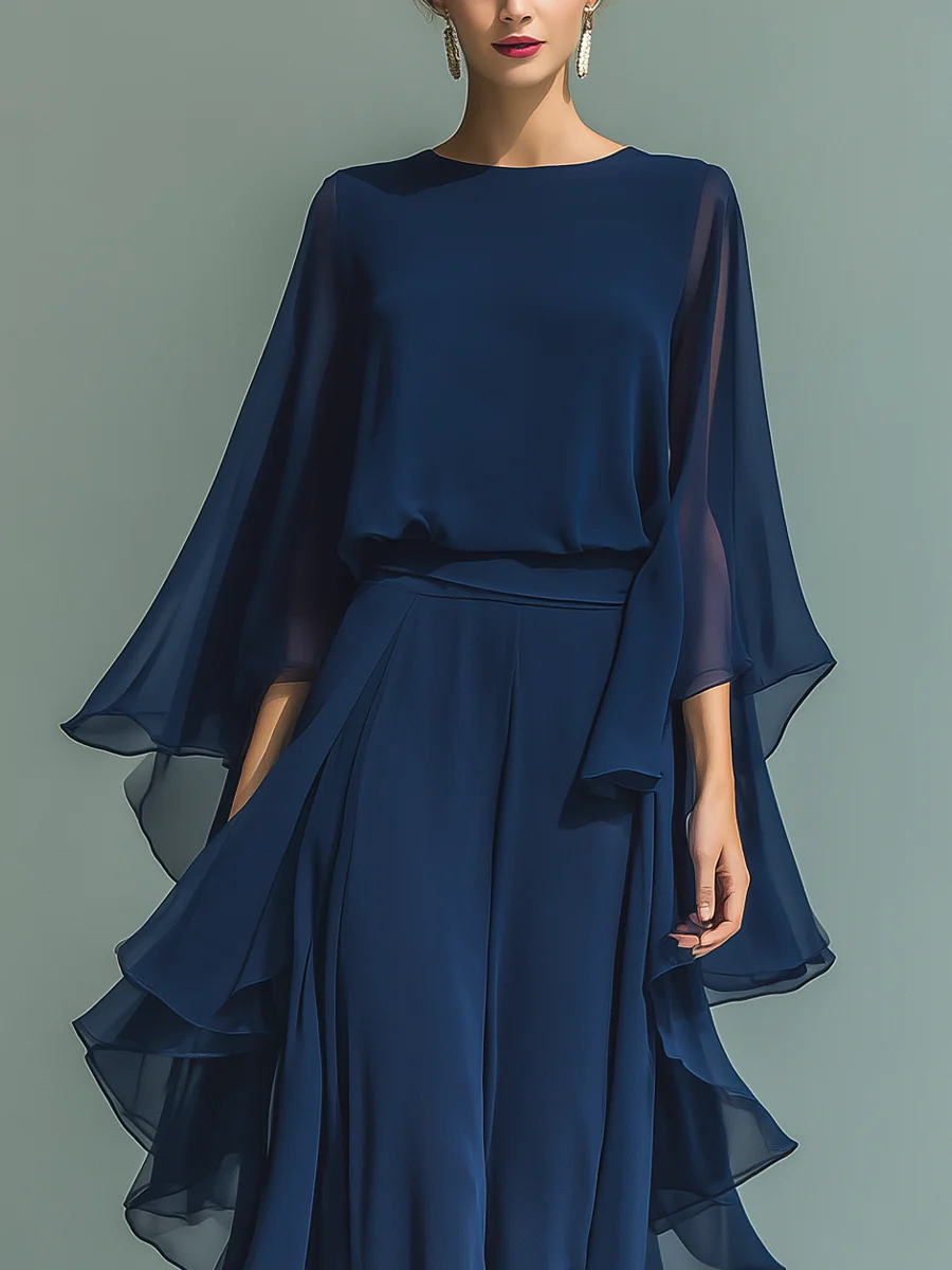 MICHAELA | Set with flared sleeves