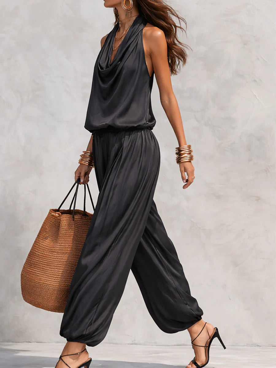 DEMETRIA | Set with wide-leg trousers