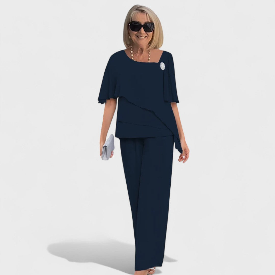 WYNONNA | Set with wide-leg pants