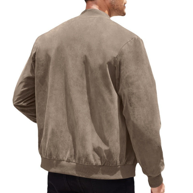 BLAKE | Bomber jacket with ribbed trim