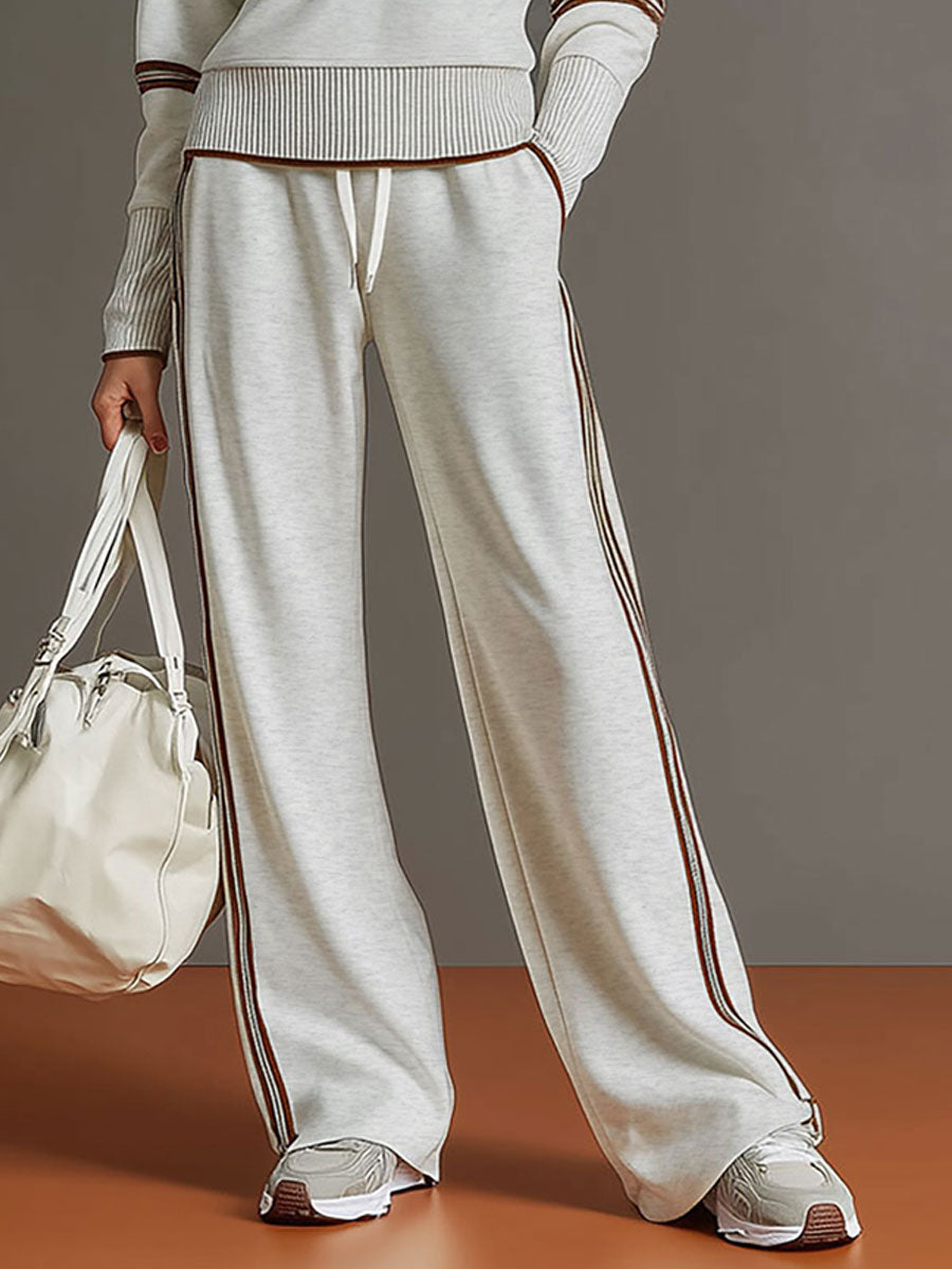 KINSLEY | Set with wide-leg pants