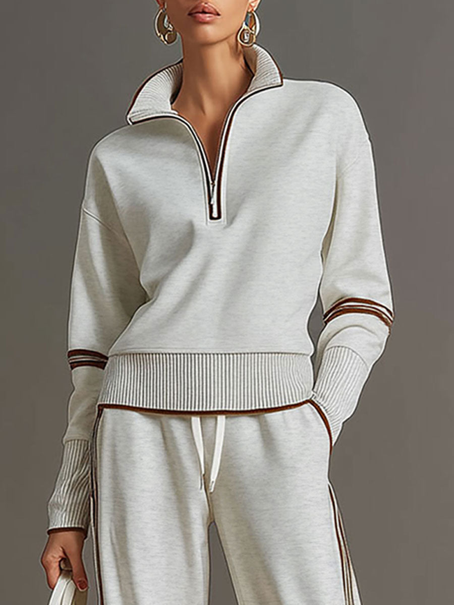 KINSLEY | Set with wide-leg pants