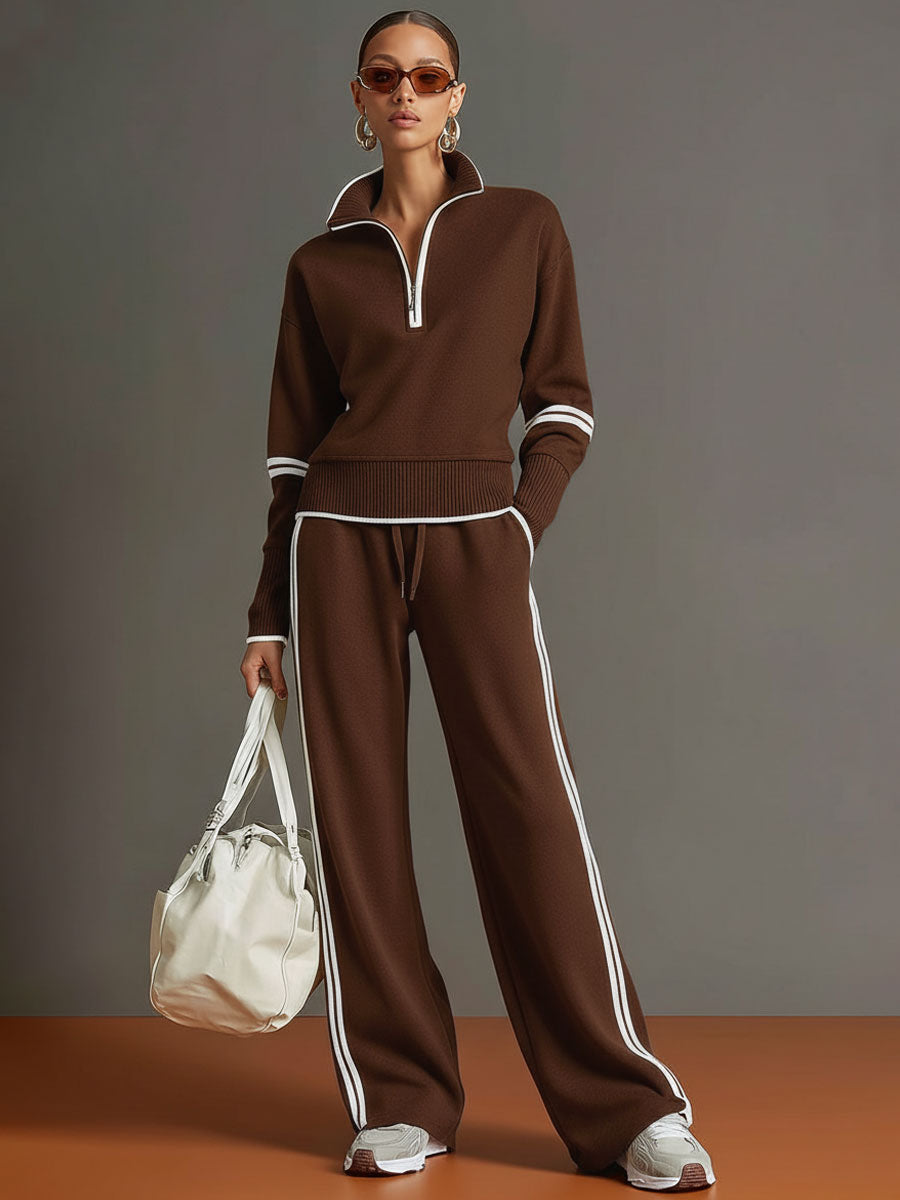 KINSLEY | Set with wide-leg pants
