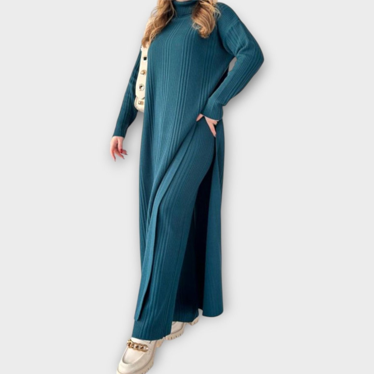 SILVIA | Rochie maxi tricotată - Liora București