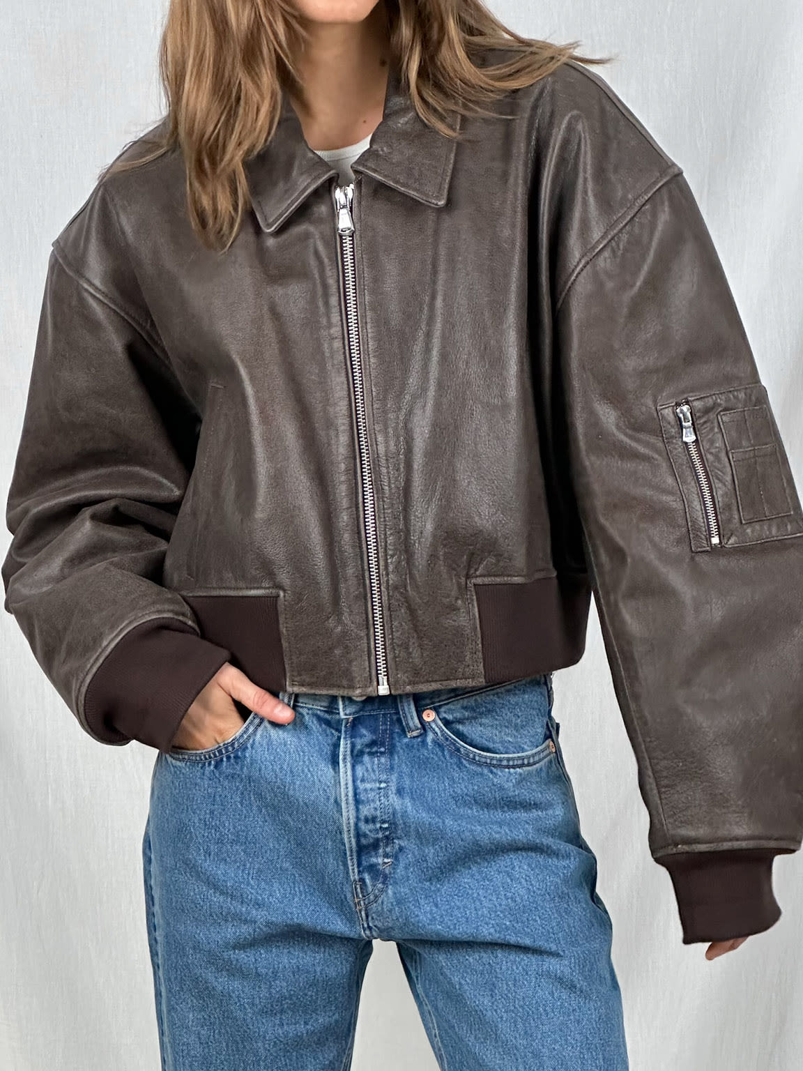 LALUNA | Cropped jacket with zip fastening