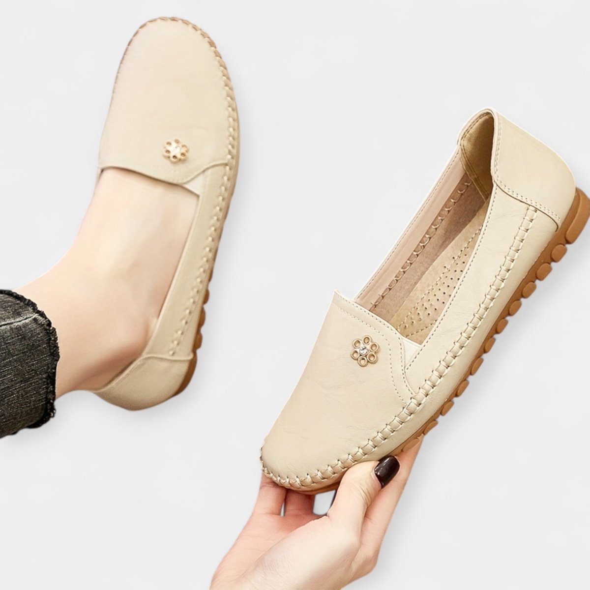 CRISTINA | Pantofi slip-on cu talpă moale - Liora București
