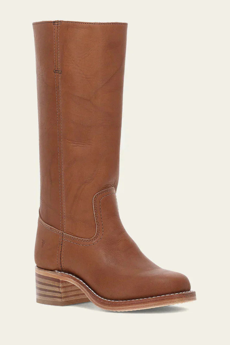 JANE | Western boots with stacked block heel