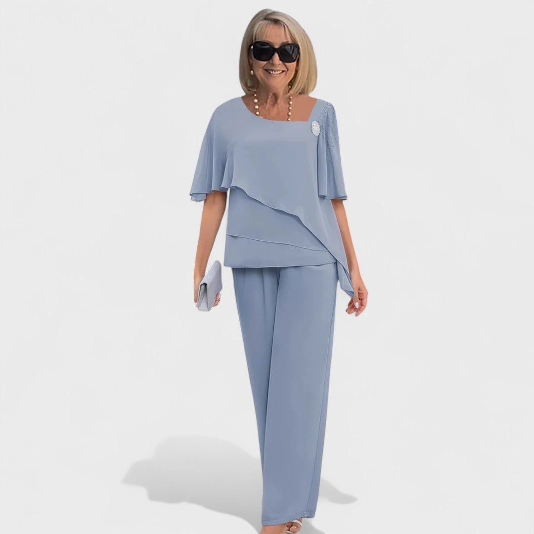 WYNONNA | Set with wide-leg pants