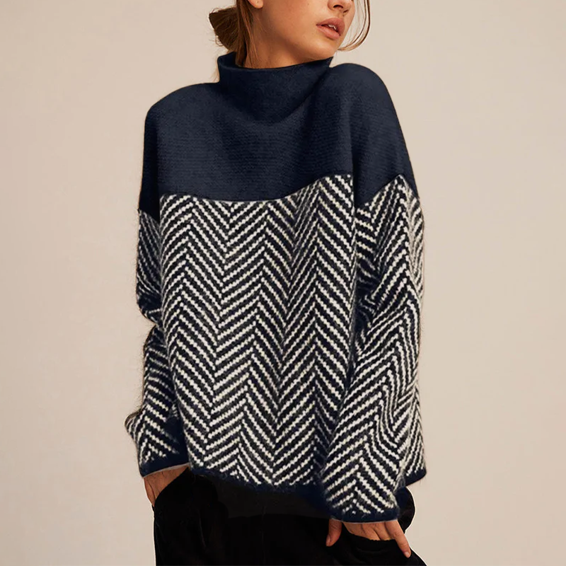 SCARLETT | Turtleneck jumper with soft knit