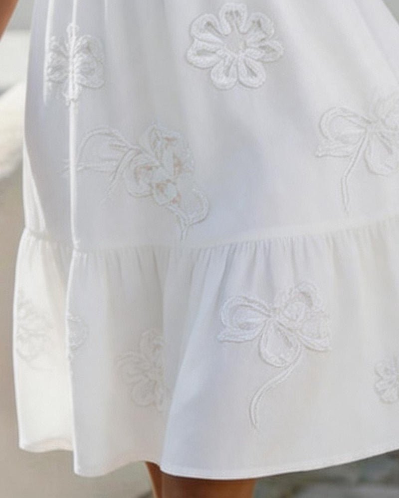 LARISA | Rochie cu mâneci bufante florală - Liora București