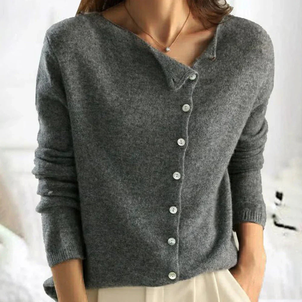 HARPER | Cardigan with soft knit finish