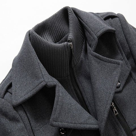 ARTHUR | Winter coat with button-zip closure