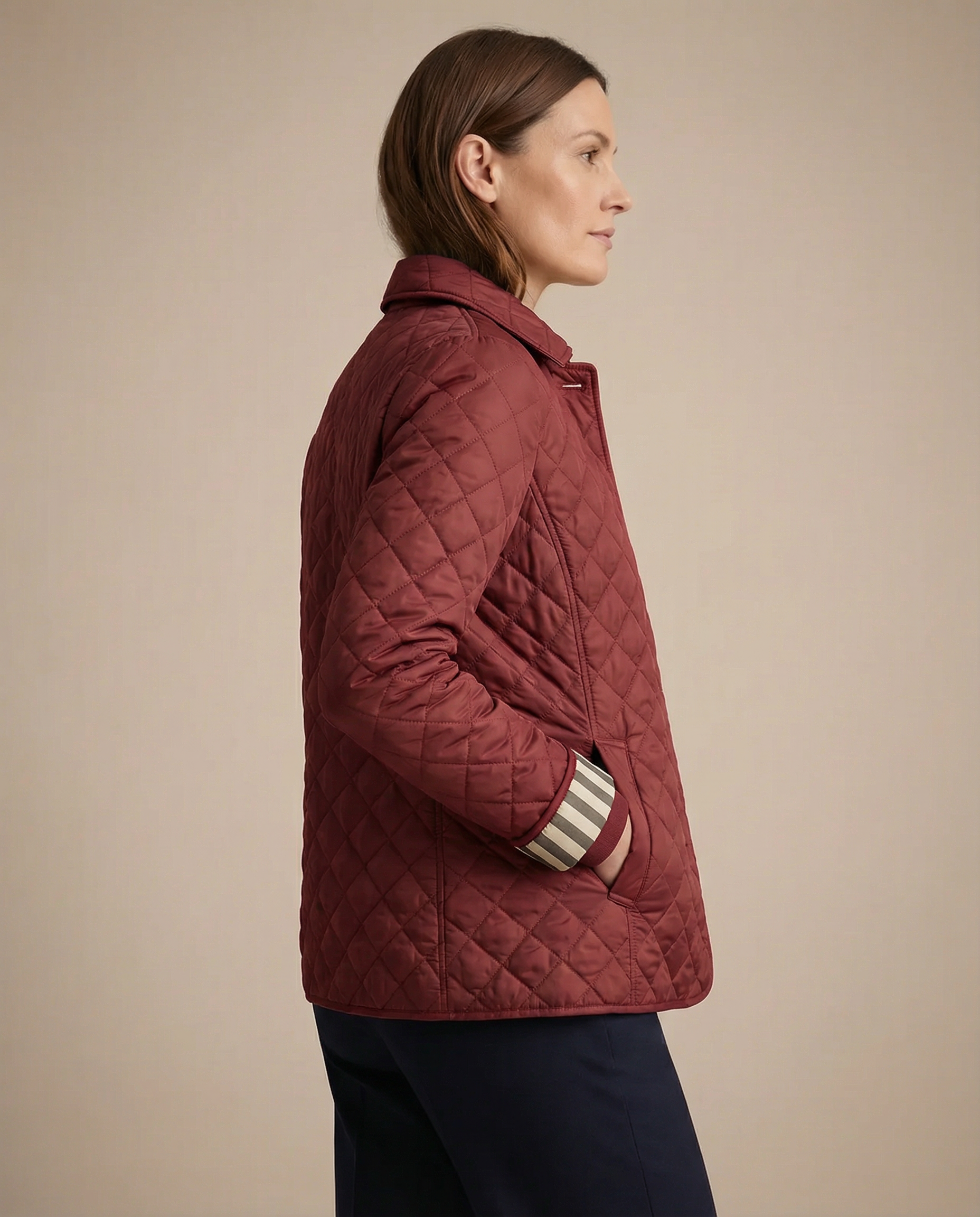 GRACE | Quilted jacket with button-up front