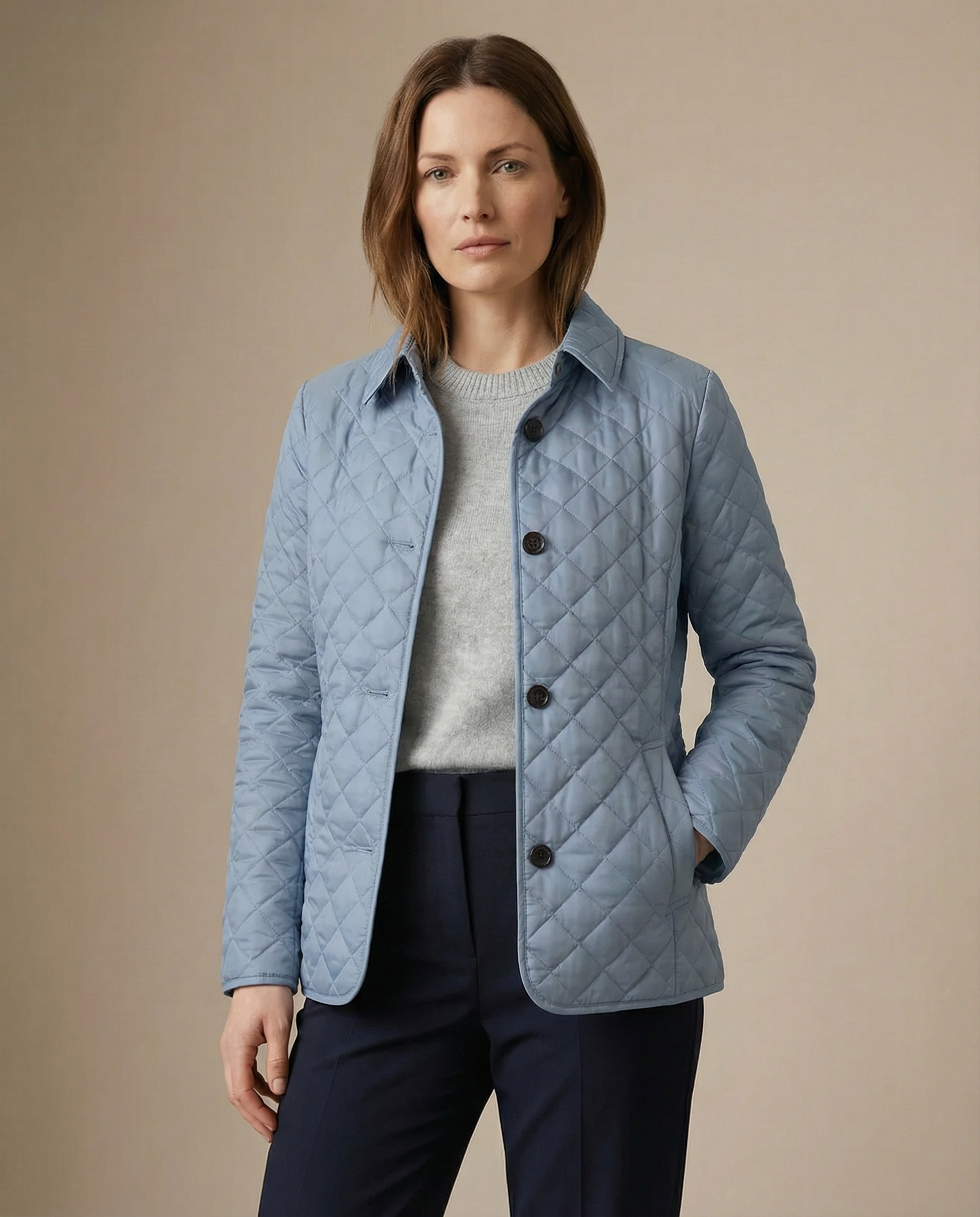 GRACE | Quilted jacket with button-up front