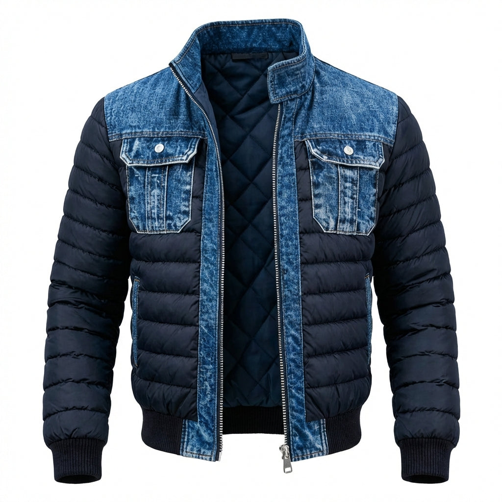 DYLAN | Denim jacket with quilted lining