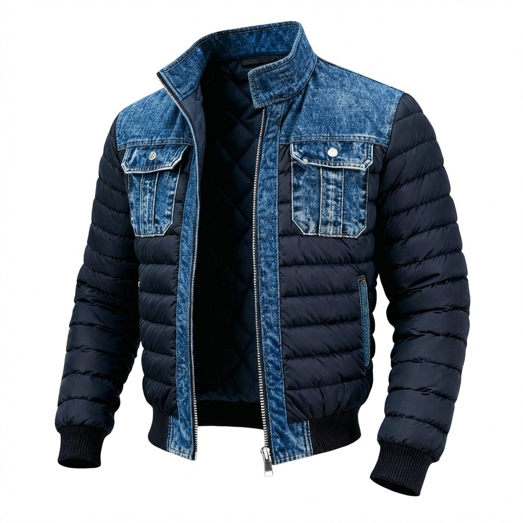 BLAKE | Denim jacket with quilted lining