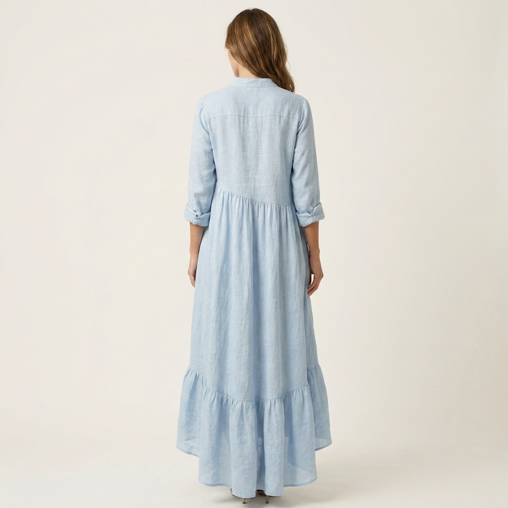 JILANA | Maxi dress with ruffle hem