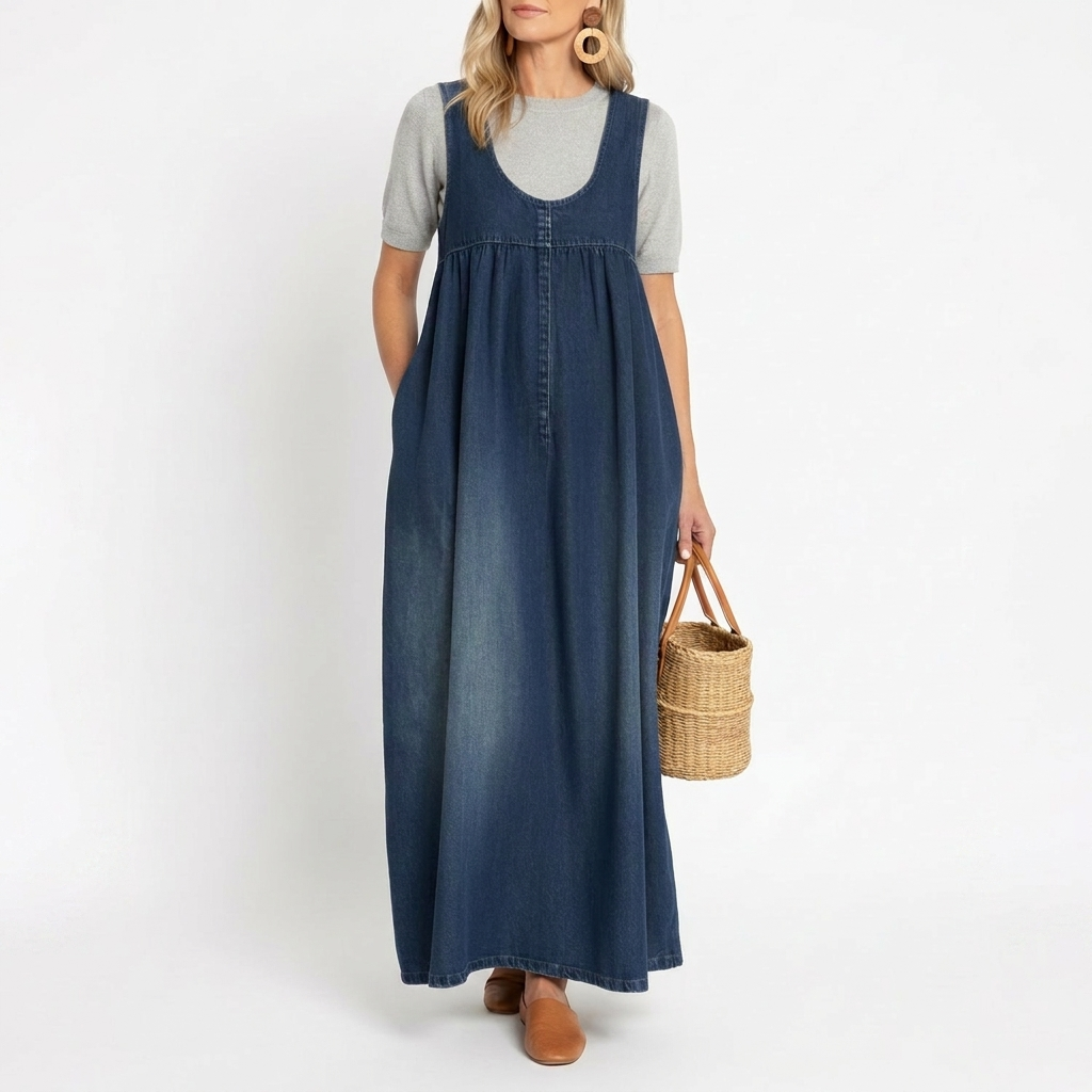 SAYLOR | Maxi dress with vintage wash