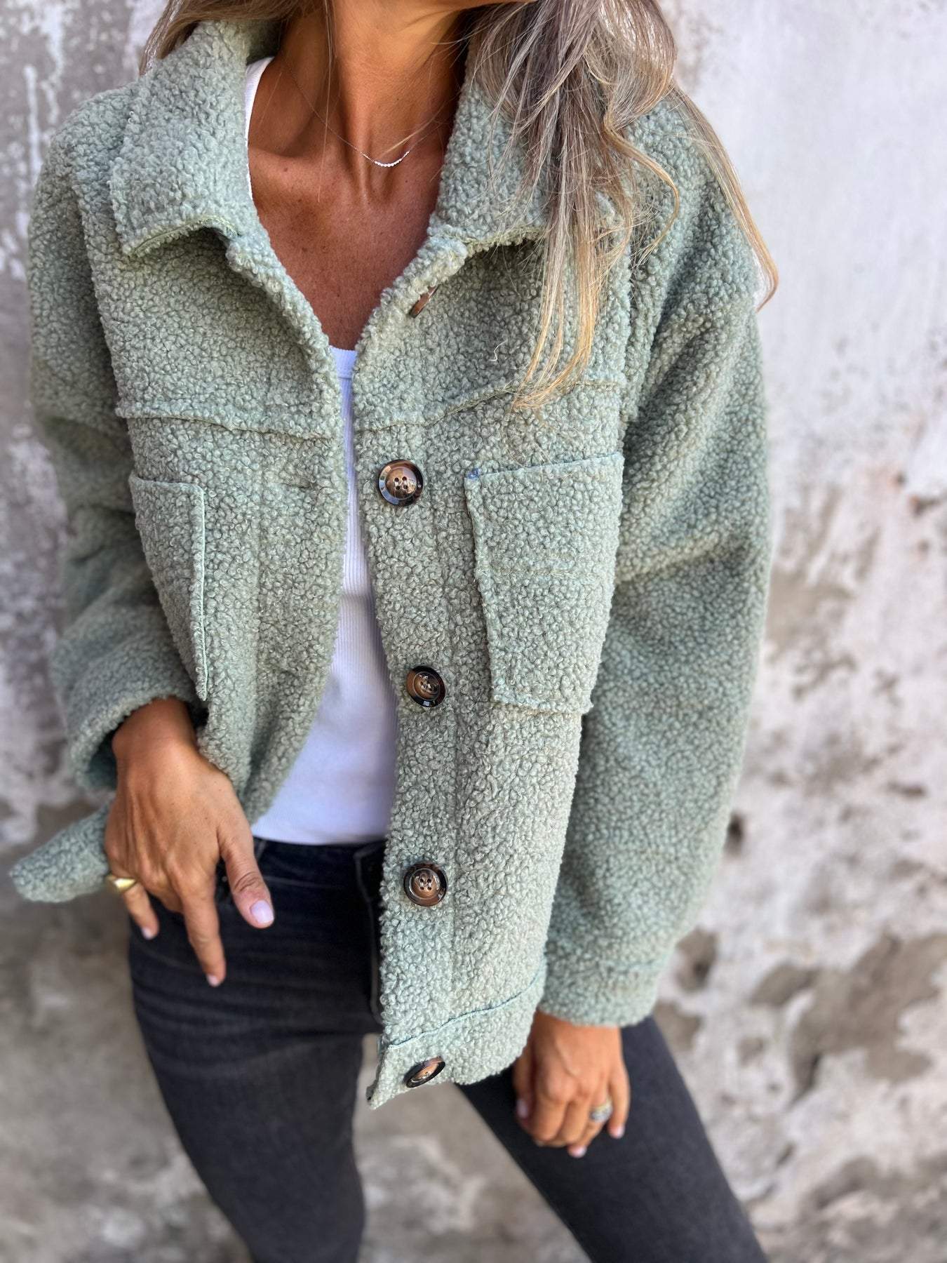 KEIRA | Autumn coat with lapel collar