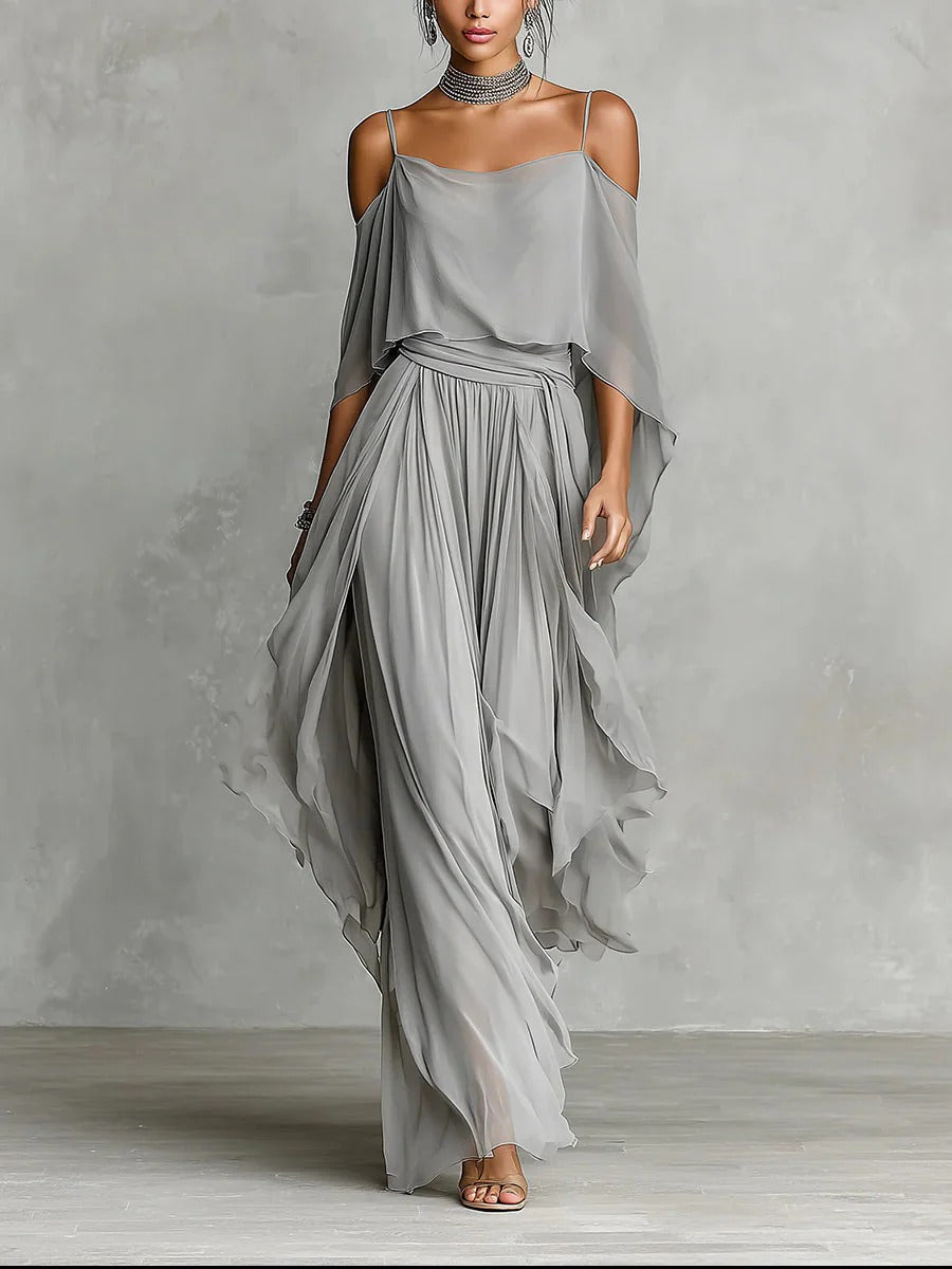 IVAH | Set with wide-leg trousers