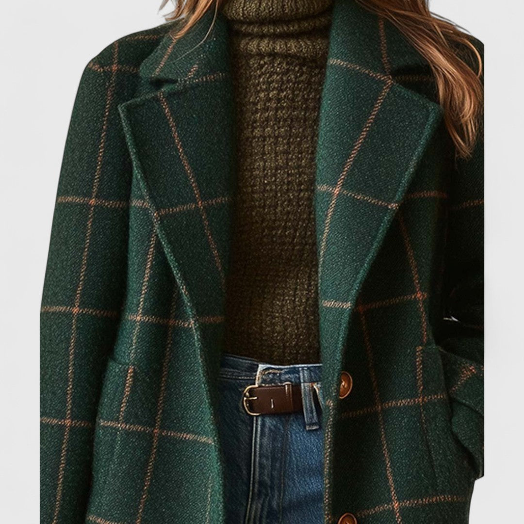 EDEN | Jacket with check pattern